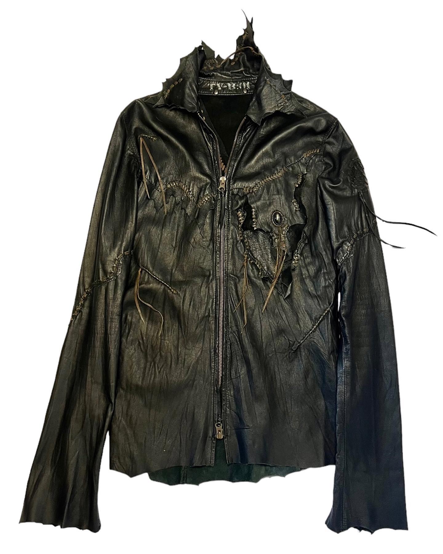 Gothic leather jacket